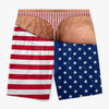 Custom Funny Patriotic Men Swim Trunks - Personalized Summer Vacation And Travel Gifts For Husband, Son, Grandson, Brother, Grandpa, Dad, Yourself - Back Where Waves Belong