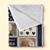 Custom Photo Blanket - Personalized Memorial Sympathy Gifts For Loss Of Mom, Dad - Wrapped In My Love Always Today