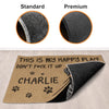 Custom Photo Home Decor Decorative Mat - Personalized Birthday Gifts For Dog Cat Lovers, Dog Dad And Mom, Cat Owners - Welcome To Our Fur Paradise
