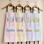 Custom Apron With Pocket - Personalized Birthday Garden Gifts For Gardeners - My Garden, My Botanical Paradise