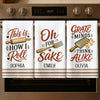 Custom Kitchen Towel - Personalized Birthday Gifts For Wife, Daughter, Besties, Sisters, Granddaughter, Grandma, Mom, Yourself - Flour Power