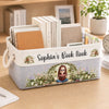 Custom Storage Basket - Personalized Bookish Gifts For Book Lovers, Bookworms, Readers - Where Stories Bloom
