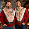 Custom Funny Ugly Sweatshirt - Personalized Christmas Birthday Gifts For Husband, Son, Grandson, Brother, Grandpa, Dad, Yourself - Santa Abs On Full Display Today