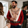 Custom Funny Ugly Sweatshirt - Personalized Christmas Birthday Gifts For Husband, Son, Grandson, Brother, Grandpa, Dad, Yourself - Santa Abs On Full Display Today