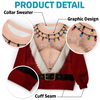 Custom Funny Ugly Sweatshirt - Personalized Christmas Birthday Gifts For Husband, Son, Grandson, Brother, Grandpa, Dad, Yourself - Santa Abs On Full Display Today