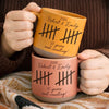 Custom Pottery Mug - Personalized Anniversary Wedding Gifts For Husband And Wife, Him And Her - Love Makes Us Better