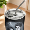 Custom Photo Tumbler - Personalized Halloween Anniversary Wedding Gifts For Husband And Wife, Him And Her - You And Me, Spooky Forever