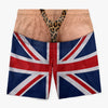 Custom Funny Men Swim Trunks - Personalized Summer Vacation And Travel Gifts For Husband, Son, Grandson, Brother, Grandpa, Dad, Yourself - Rocking Union Jack In Style