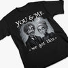 Custom Photo T-shirt, Hoodie - Personalized Halloween Anniversary Wedding Gifts For Husband And Wife, Him And Her - My Creepy Favorite Partner Always
