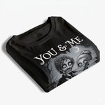 Custom Photo T-shirt, Hoodie - Personalized Halloween Anniversary Wedding Gifts For Husband And Wife, Him And Her - My Creepy Favorite Partner Always
