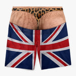 Custom Funny Men Swim Trunks - Personalized Summer Vacation And Travel Gifts For Men - Handle With Humor