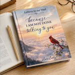 Custom Hardcover Journal - Personalized  Memorial Sympathy Gifts For Loss Of Mom, Dad - Forever Loved, Never Forgotten