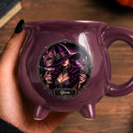 Custom Witchy Cauldron Coffee Mug - Personalized Halloween Gifts For Witch, Wife, Daughter, Besties, Sisters, Granddaughter, Grandma, Mom, Yourself - Pure Witch Magic