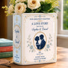 Custom Book Vase - Personalized Anniversary Wedding Gifts For Husband And Wife, Him And Her - Our Greatest Chapter