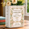 Custom Book Vase - Personalized Anniversary Wedding Gifts For Husband And Wife, Him And Her - Eternal Love Story