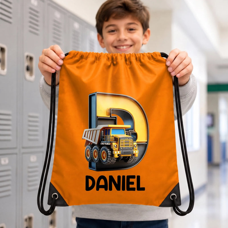 Custom Drawstring Bag - Personalized Birthday Gifts For Kids - Cute Comes Naturally