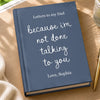 Custom Hardcover Journal - Personalized  Memorial Sympathy Gifts For Loss Of Mom, Dad - My Heart Still Talks To You