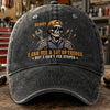 Custom Cap - Personalized Birthday Gifts For Husband, Son, Grandson, Brother, Grandpa, Dad, Yourself - Stupid Is Impossible To Fix