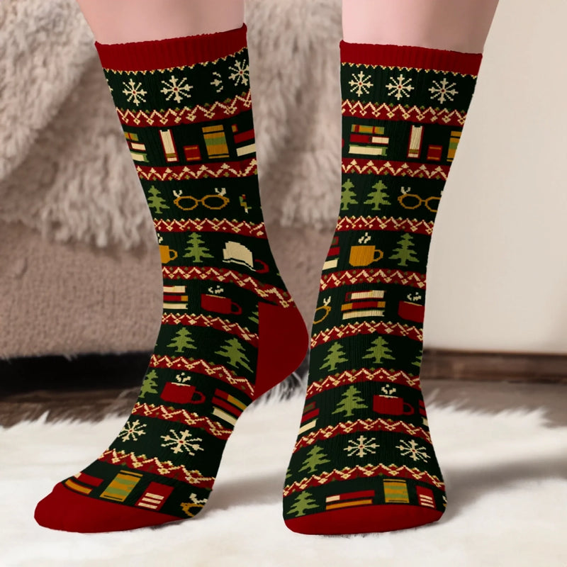 Custom Crew Socks - Personalized Bookish Gifts For Book Lovers, Bookworms, Readers - Sorry, I Have Plans