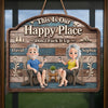 Custom Wood Sign - Personalized Summer Vacation And Travel Gifts For Husband And Wife, Him And Her - Sweet Wooden Retreat