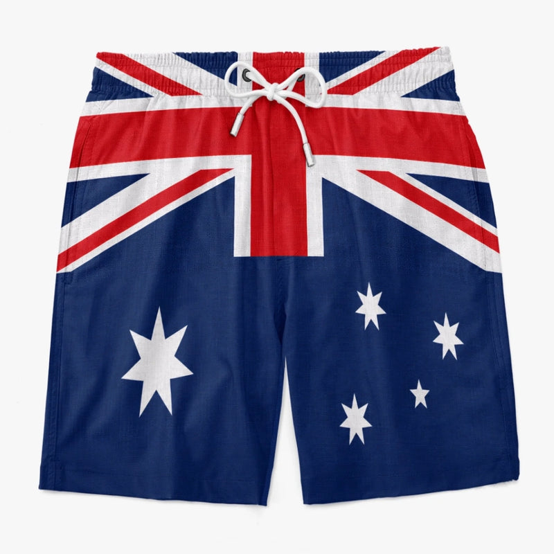 Custom Funny Men Swim Trunks - Personalized Summer Vacation And Travel Gifts For Husband, Son, Grandson, Brother, Grandpa, Dad, Yourself - Bottoms Up