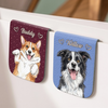 Custom Photo Leather Magnetic Bookmark - Personalized Bookish Gifts For Book Lovers, Bookworms, Dog Dad And Mom, Cat Owners - Pure Reading Bliss