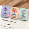 Custom Leather Magnetic Bookmark - Personalized Bookish Gifts For Book Lovers, Bookworms, Readers - Book Lovers Floral Haven