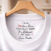 Custom Inside Neck Print T-Shirt - Personalized Anniversary Wedding Gifts For Husband And Wife, Him And Her - Whispered On Neck