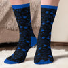 Custom Football Crew Socks - Personalized Christmas Birthday Football Gifts For Football Lovers, Sports Fans, Sports Lovers - Born To Compete