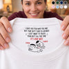Custom Inside Neck Print T-Shirt - Personalized Anniversary Wedding Gifts For Husband And Wife, Him And Her - That Butt Is Bonus