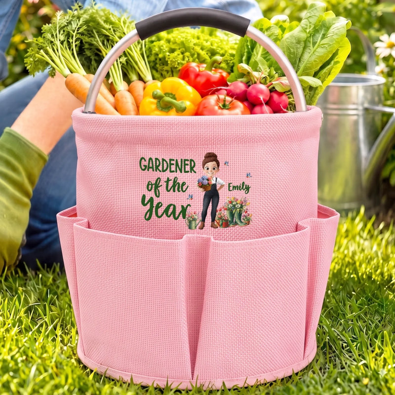 Custom Gardening Tool Bag - Personalized Birthday Garden Gifts For Gardeners - Gardener Of The Year