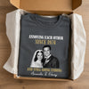 Custom Photo Comfort T-Shirt - Personalized Anniversary Wedding Gifts For Husband And Wife, Him And Her - Still Together, Still Loving