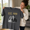 Custom Photo Comfort T-Shirt - Personalized Anniversary Wedding Gifts For Husband And Wife, Him And Her - Sweet Retro Romance
