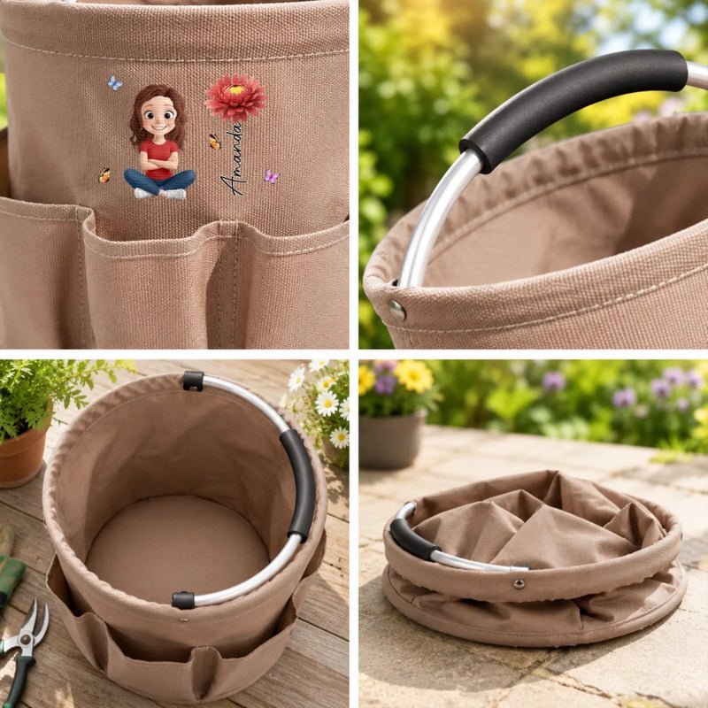 Custom Gardening Tool Bag - Personalized Birthday Garden Gifts For Gardeners - Bloom Where You Grow