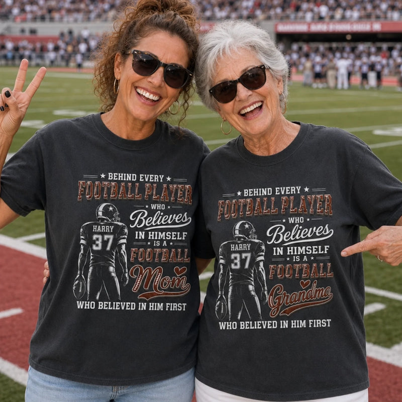 Custom America Football Comfort T-Shirt - Personalized Birthday Gifts For Mom, Dad, America Football Lovers, Sports Fans, Sports Lovers - Born For Game Day