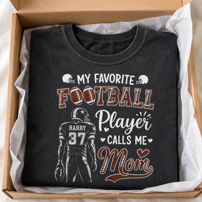 Custom America Football Comfort T-Shirt - Personalized Birthday Gifts For Mom, Dad, America Football Lovers, Sports Fans, Sports Lovers - Bring On Game Day