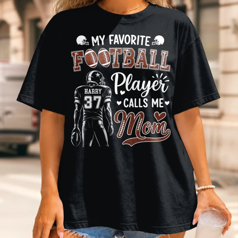 Custom America Football Comfort T-Shirt - Personalized Birthday Gifts For Mom, Dad, America Football Lovers, Sports Fans, Sports Lovers - Bring On Game Day