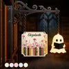 Custom Halloween Reading Ghost Shelf Decor - Personalized Bookish Gifts For Book Lovers, Bookworms, Readers - Where Good Stories Always Bloom