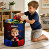 Custom Laundry Basket - Personalized Birthday Gifts For Kids - Press Start To Play