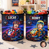 Custom Photo Laundry Basket - Personalized Birthday Gifts For Kids - Player One