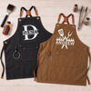Custom Canvas Apron - Personalized Birthday Gifts For Husband, Son, Grandson, Brother, Grandpa, Dad, Yourself - Grill Sergeant On Duty