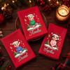 Custom Cotton Napkin - Personalized Christmas Birthday Gifts For Mom, Dad, Brother, Sister - Making Merry Memories