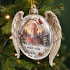 Custom Photo Acrylic Ornament - Personalized Christmas Memorial Sympathy Gifts For Loss Of Mom, Dad - United By Love