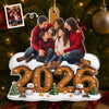 Custom Photo Acrylic Ornament - Personalized Christmas Birthday Gifts For Mom, Dad, Brother, Sister - Snow Much Love This Season