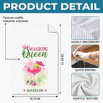 Custom Mahjong Kitchen Towel - Personalized Birthday Gifts For Mahjong Players, Mom, Dad, Brother, Sister - Lovely Times