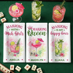 Custom Mahjong Kitchen Towel - Personalized Birthday Gifts For Mahjong Players, Mom, Dad, Brother, Sister - Lovely Times