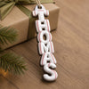 Custom Letter Wooden Ornament - Personalized Christmas Birthday Gifts For Mom, Dad, Brother, Sister, Kids, Sports Fans, Sports Lovers - Together We Score