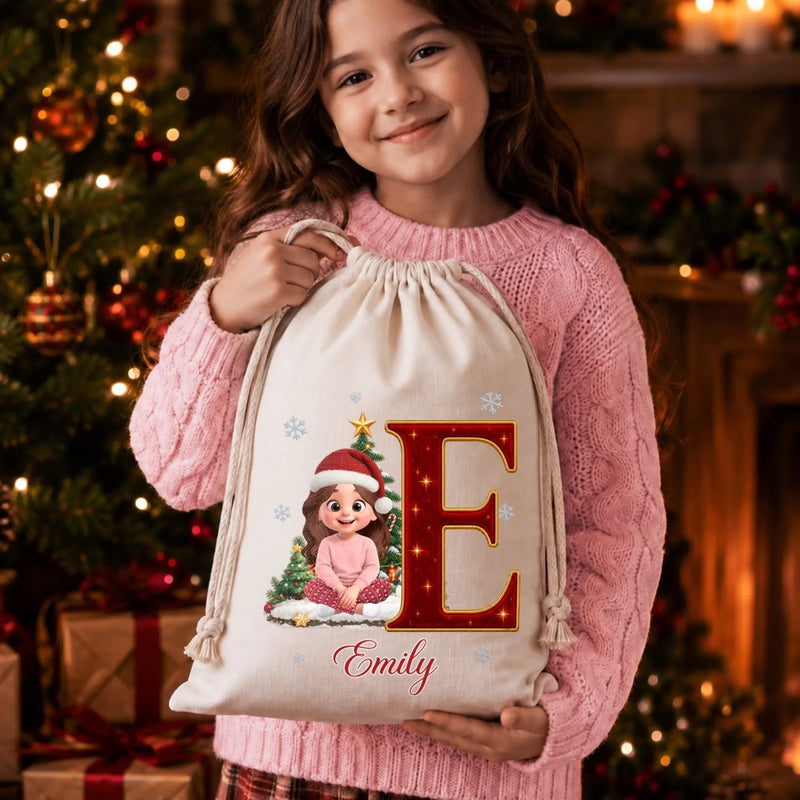 Custom Drawstring Gift Bag - Personalized Christmas Birthday Gifts For Mom, Dad, Brother, Sister - Where Love Comes Together