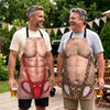 Custom Funny Patriotic Apron With Pocket - Personalized Birthday Gifts For Husband, Son, Grandson, Brother, Grandpa, Dad, Yourself - Master Of The Hot Grill