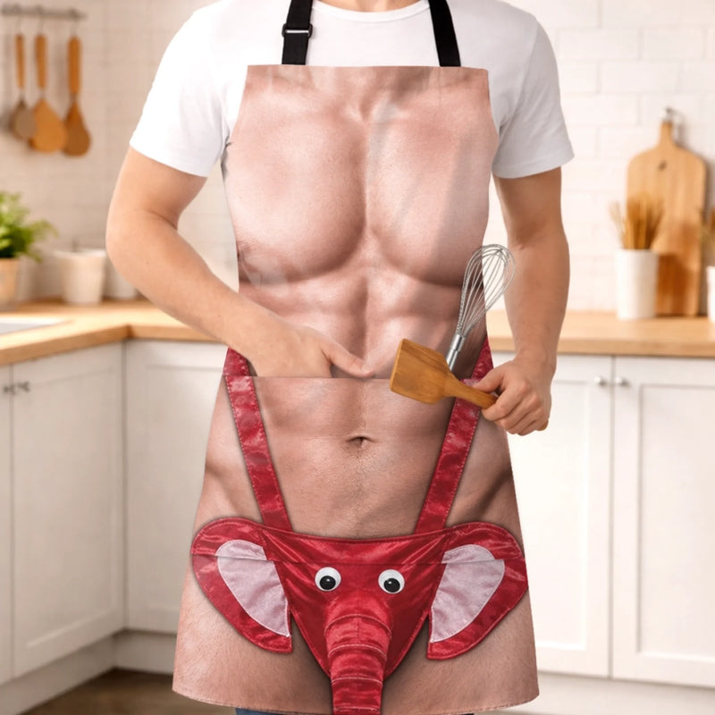 Custom Funny Patriotic Apron With Pocket - Personalized Birthday Gifts For Husband, Son, Grandson, Brother, Grandpa, Dad, Yourself - Master Of The Hot Grill